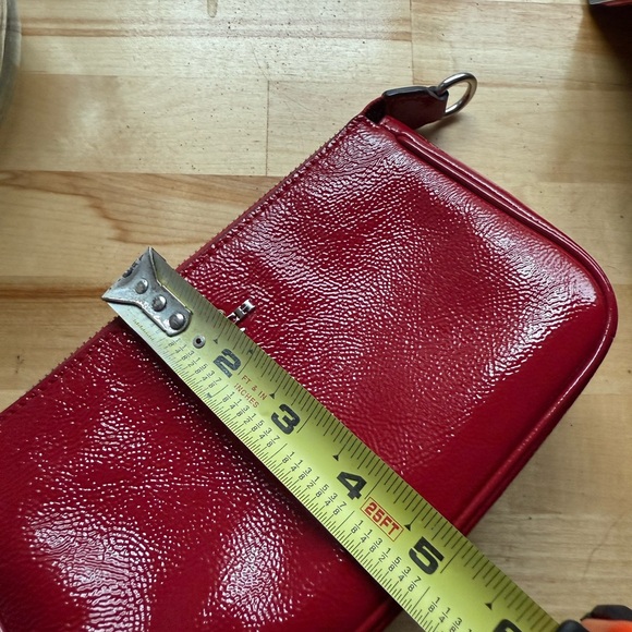 Coach Cherry Red Wristlet Clutch, like new - Picture 5 of 6